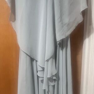 Elegant Gray Maxi Dress
